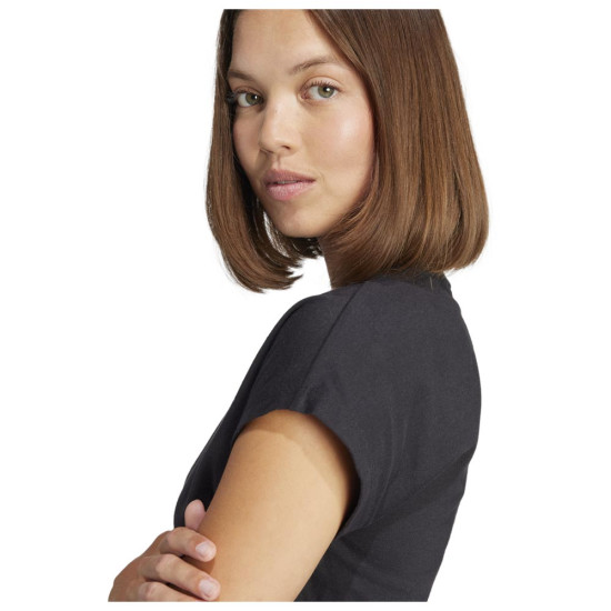 Adidas Γυναικεία κοντομάνικη μπλούζα Essentials Linear Single Jersey Tee